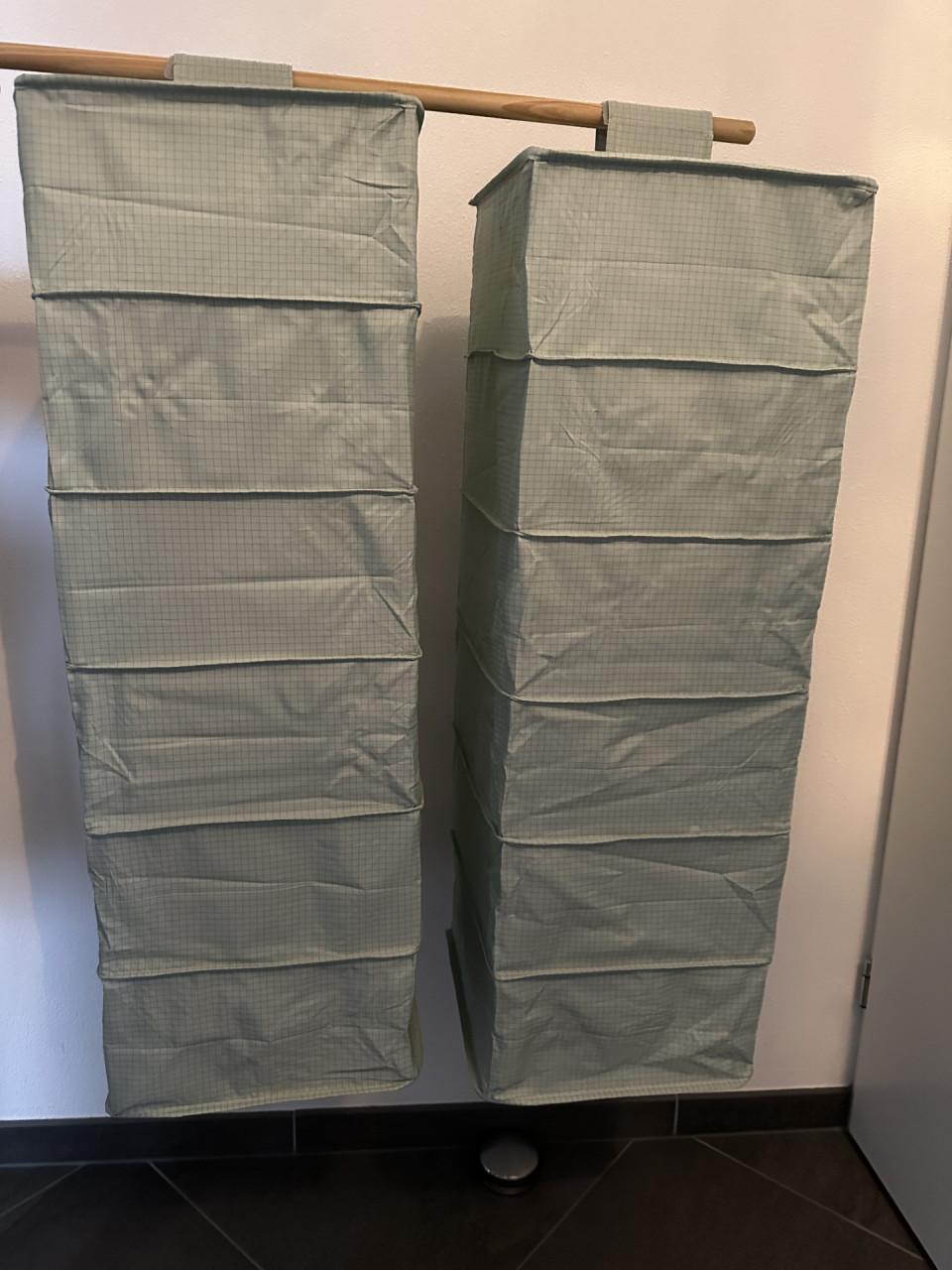 2x Kledingkast hangende organiser/opberger 7 vakken