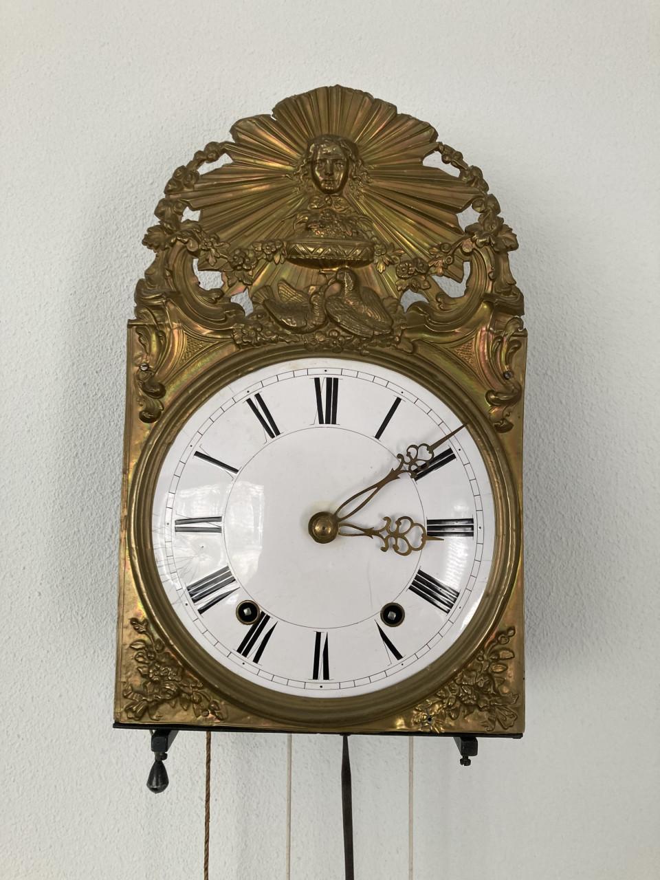 Antieke Franse comtoiseklok