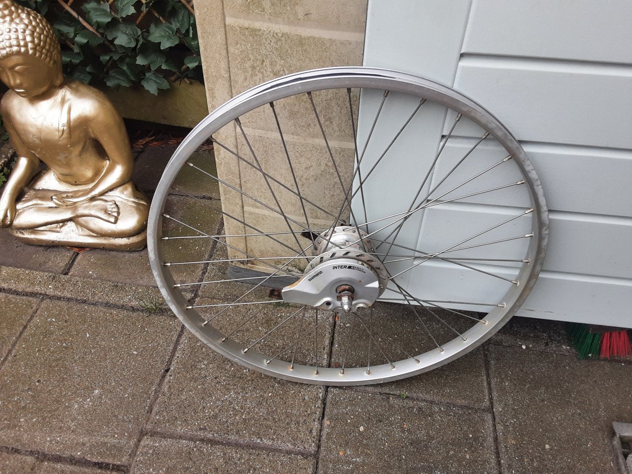 26 x 1,75 inch nexus achterwiel, 7 speed,rollerbrake rem