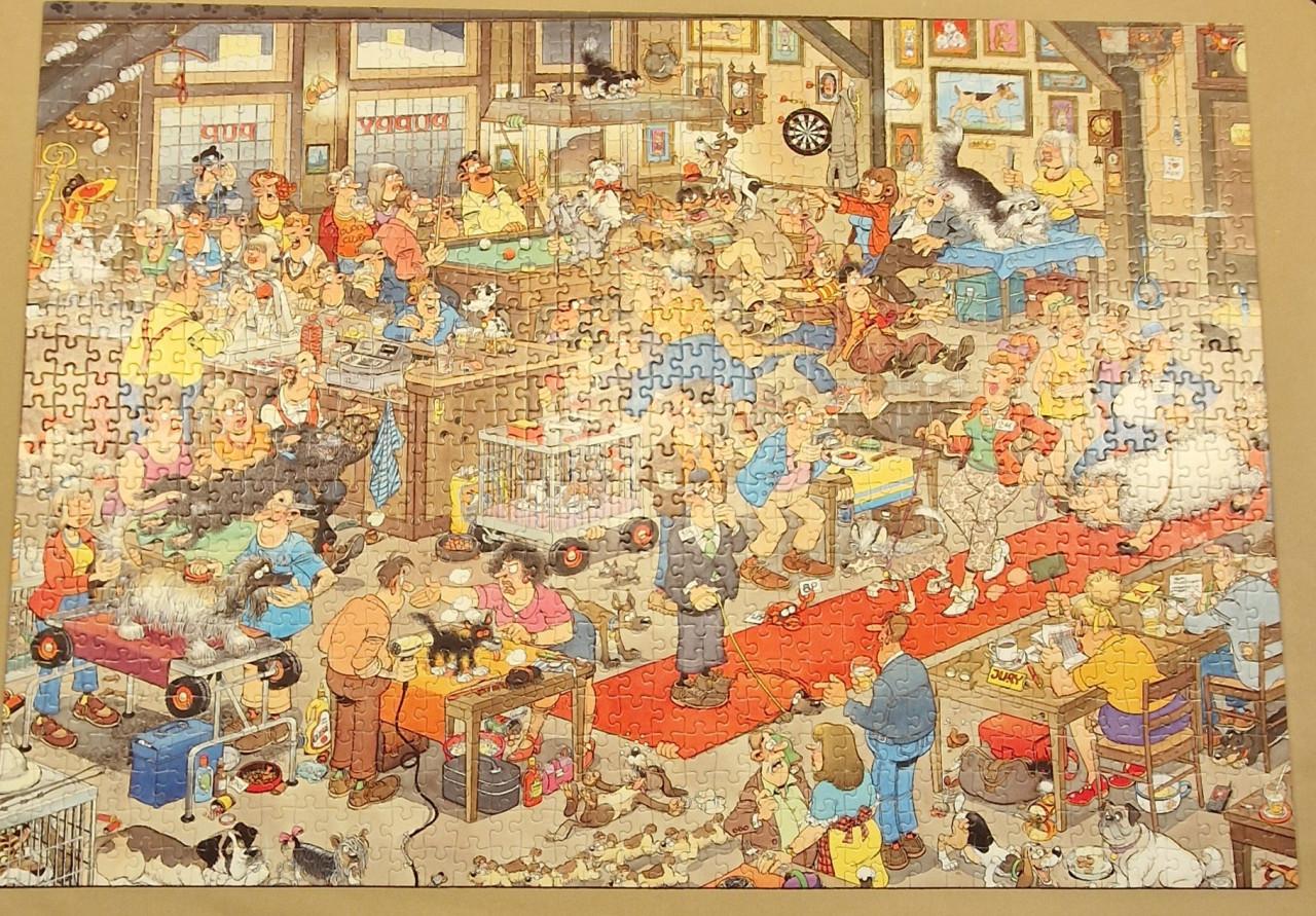 Puzzel Jan van Haasteren 1000st. de Hondenshow