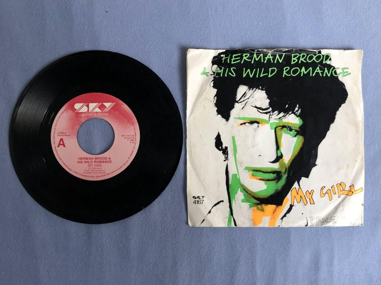 Herman Brood, vinyl single My Girl