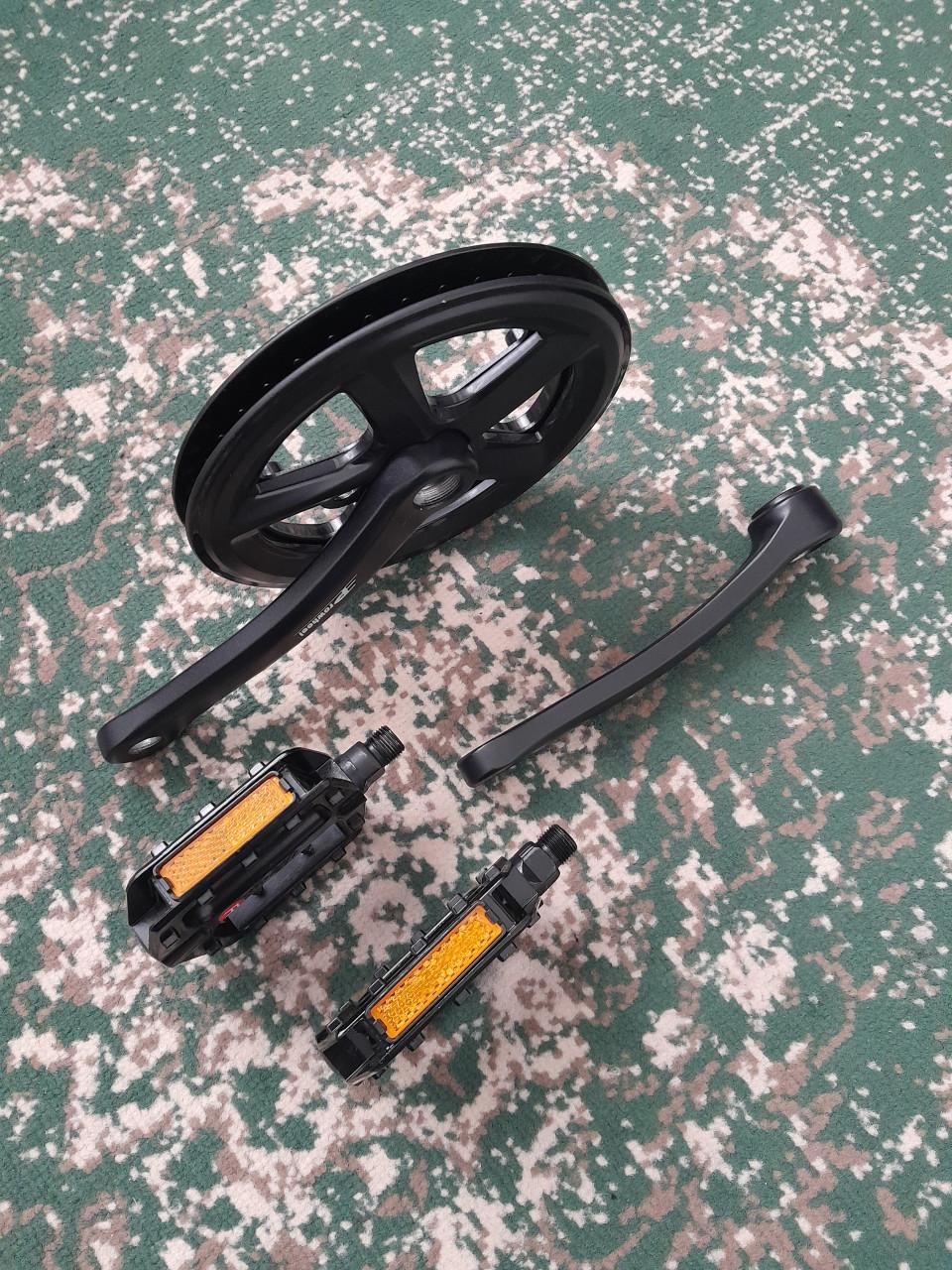 Crank Stel met trappers Fatbike