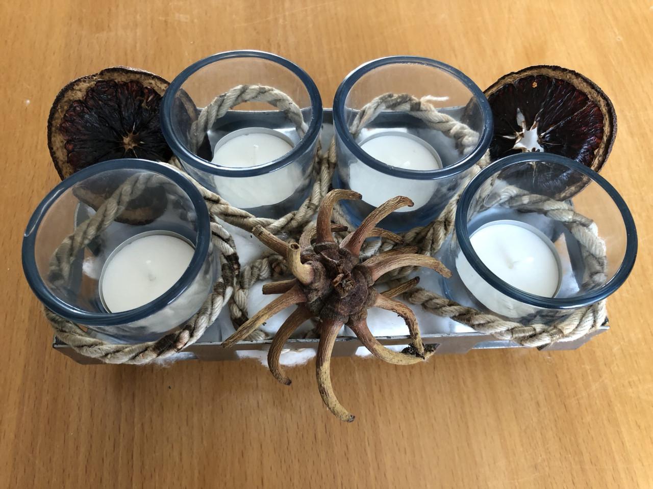 Te koop waxine lichtjeshouder.(nieuw).