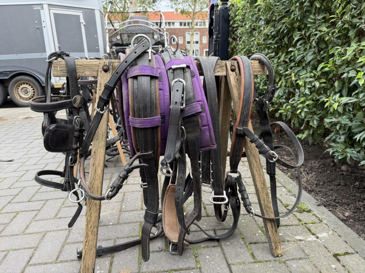 2x enkelspan ponytuig + enkel en tweespan paardentuig
