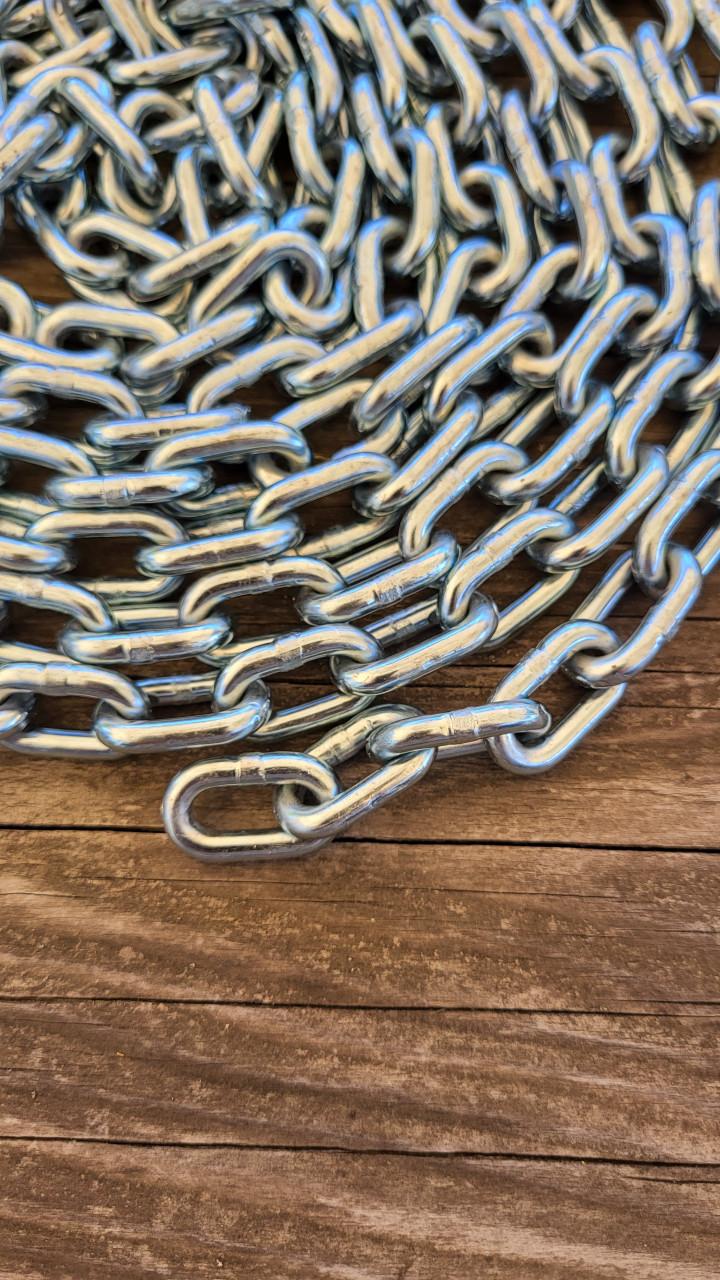 Stalen gegalvaniseerde (anker)kettingen 4 mtr lang