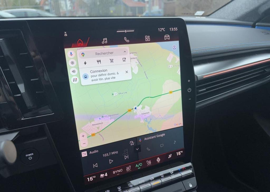 Renault Scenic e-tech ev87 long range esprit alpine - zwarte vloerbekleding