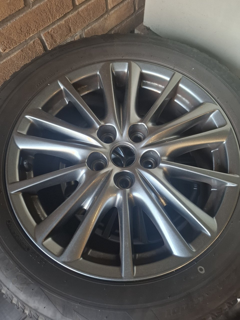 Mooie set velgen Mazda 6 225/55 R17