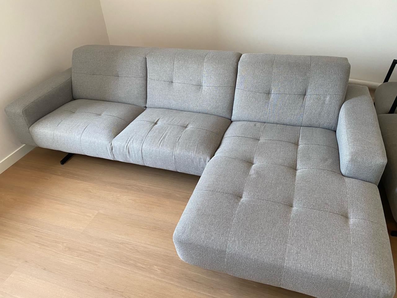 Montel bank inclusief poef en fauteuil