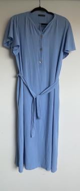 Nieuwe Lichtblauwe Dames Zomerjurk Maat L