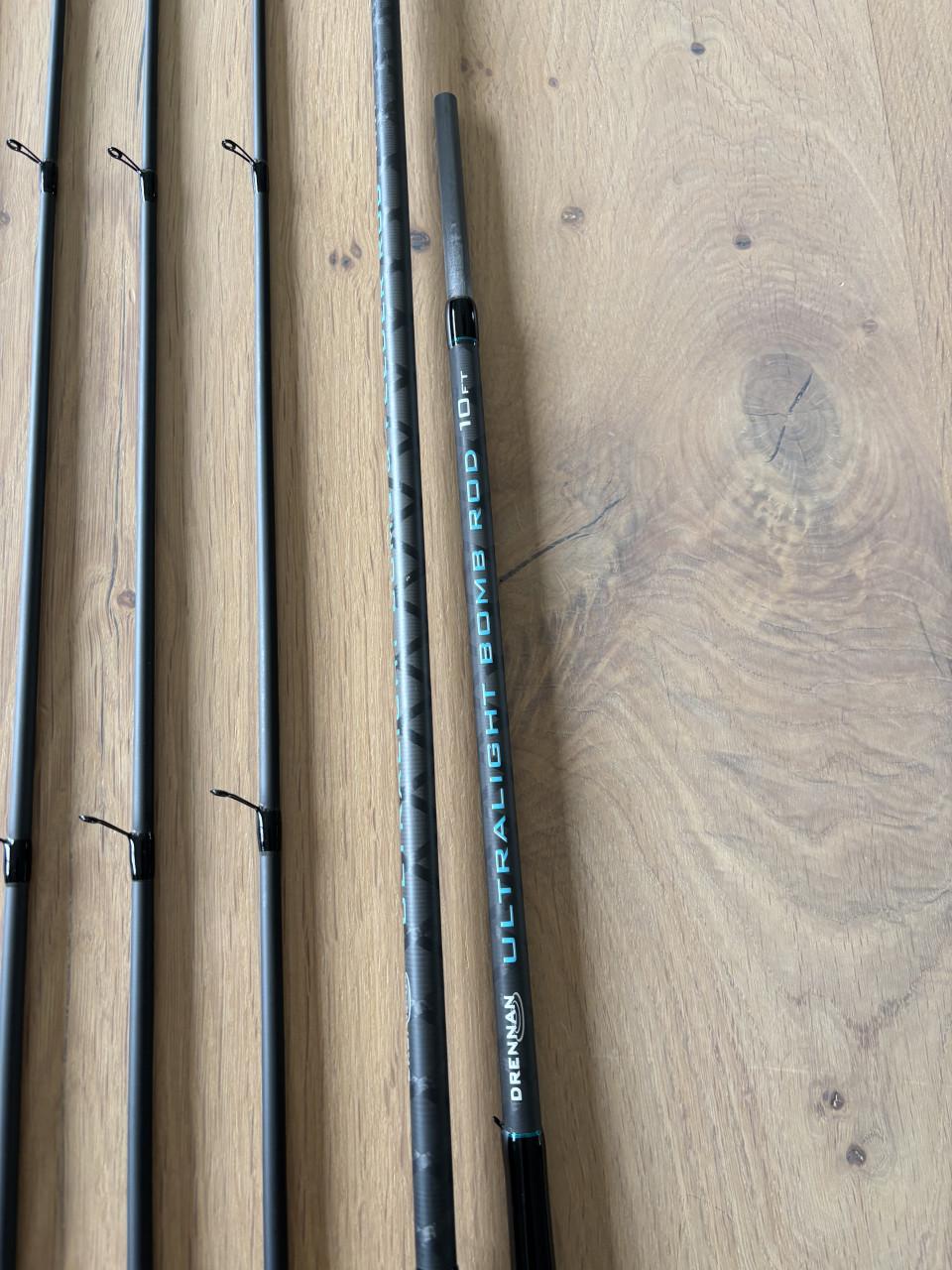 2 x unieke Drennan feeders 10-11 feet demo en nieuw