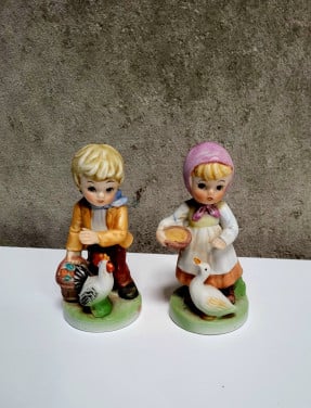 Hans en grietje porselein beeldjes