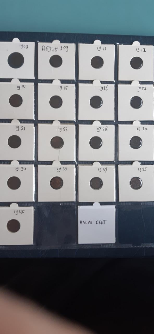 Serie halve centen wilhelmina