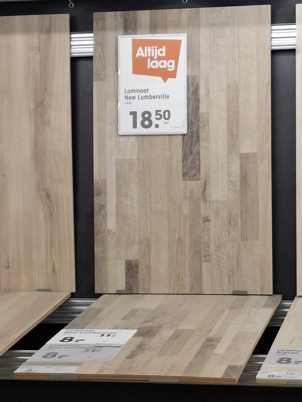 Laminaat Eiken 50 planken Kwantum Lumberville