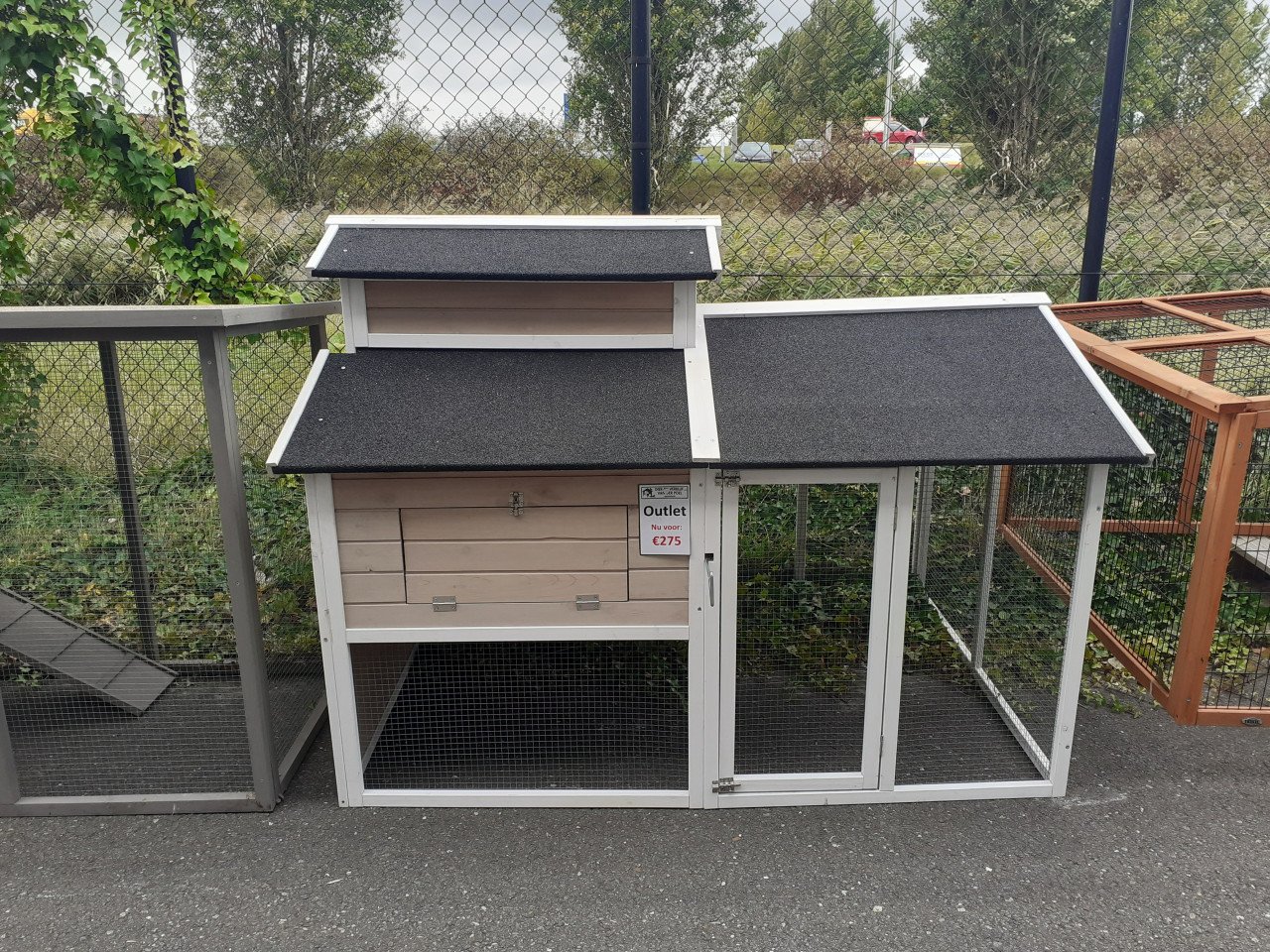 OUTLET hokken hoge korting te koop kippenhok konijnenhok!