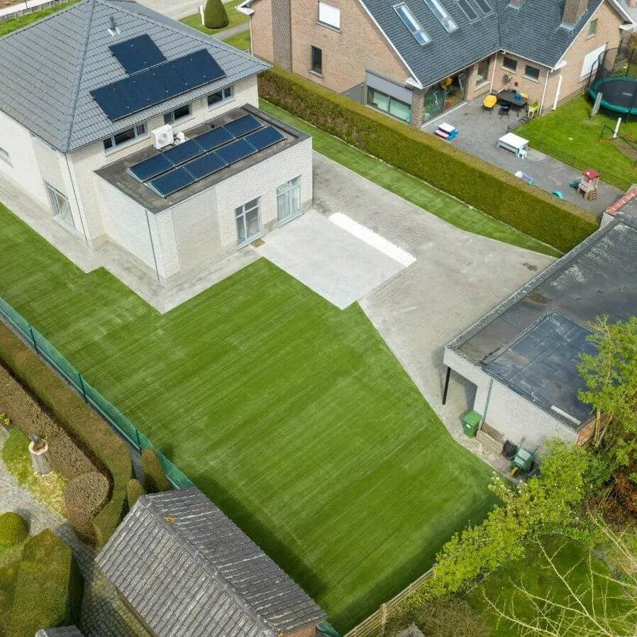 Hoogwaardig kunstgras, kind- en diervriendelijk!
