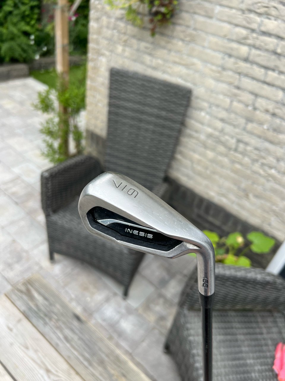 Inesis golf tas met bijbehorende clubs