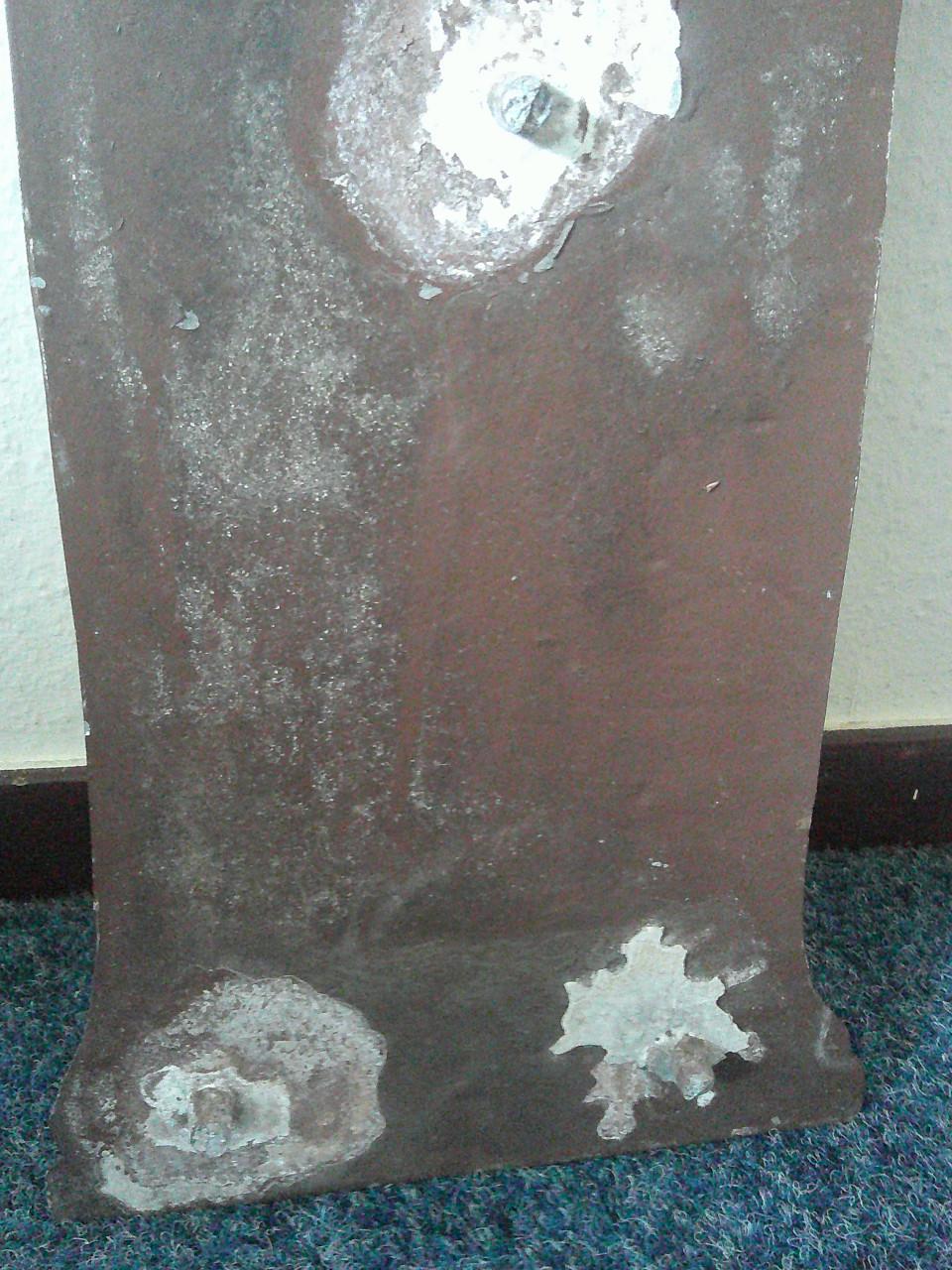 UITZONDERLIJK HEILIG HART BEELD ,ALUMINIUM,82 CM.