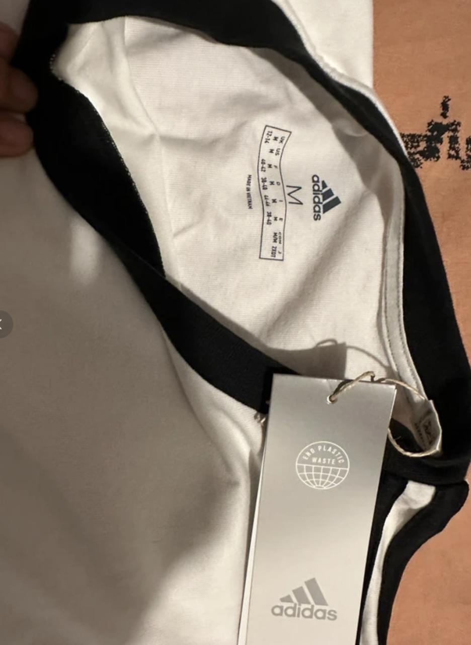 Adidas katoenen T-shirt maat M