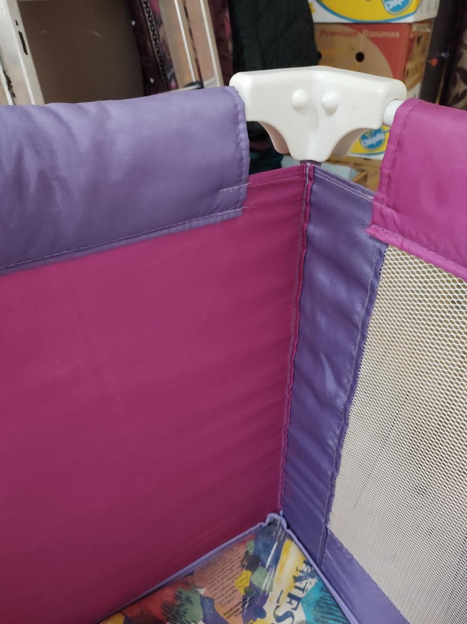 Prachtig opvoubaar ledikantje, kinderbedje of campingbedje. Merk: Herlag