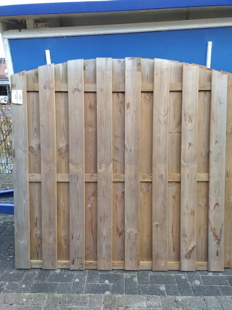 Nieuwe toogschermen, schuttingen, afm. 180x180 cm