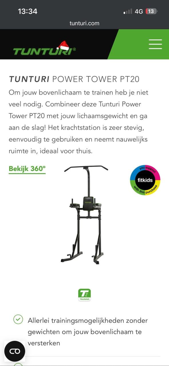 Tunturi PT20 Power Tower