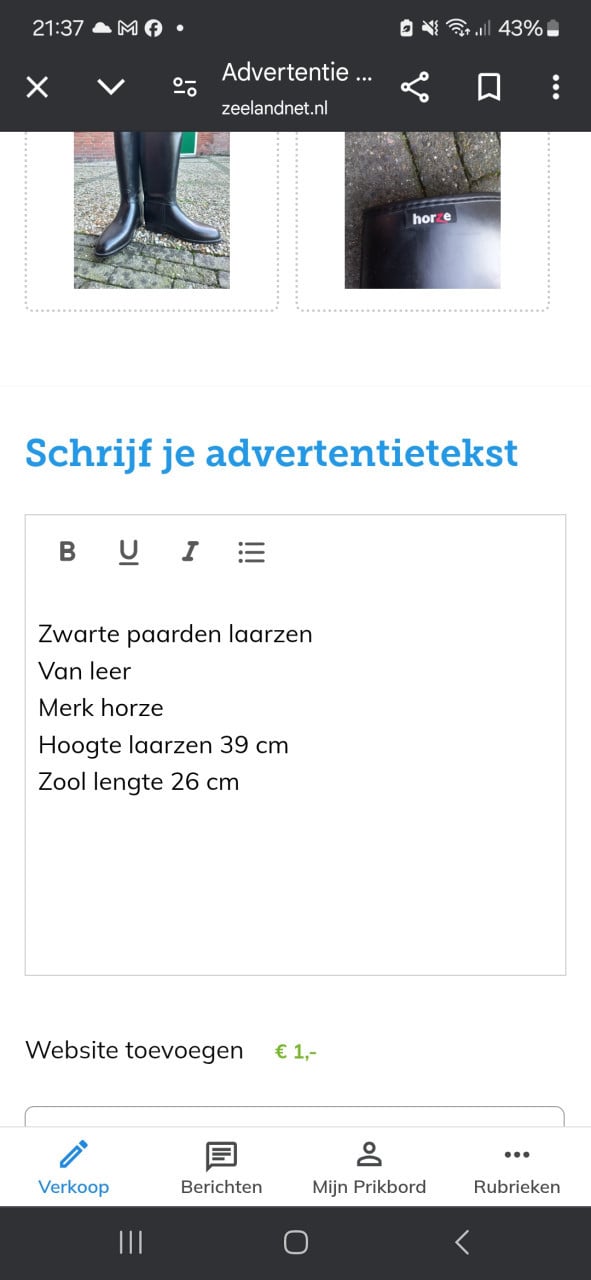 Paarden laarzen