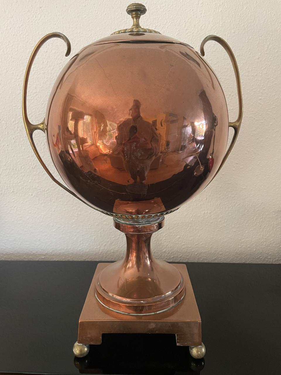 Waterkoker / Samovar, Franse makelij, koper, 18e eeuw