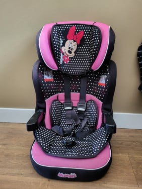 Minnie mouse auto stoel