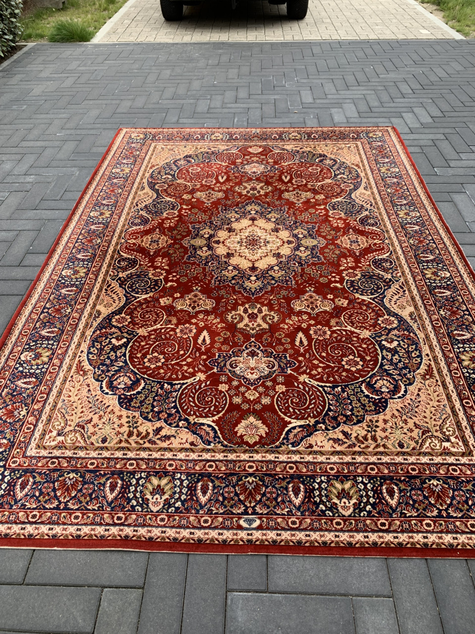 ❣️Schitterend Sfeervol Vintage Vloerkleed van Zuiver Scheerwol ❣️