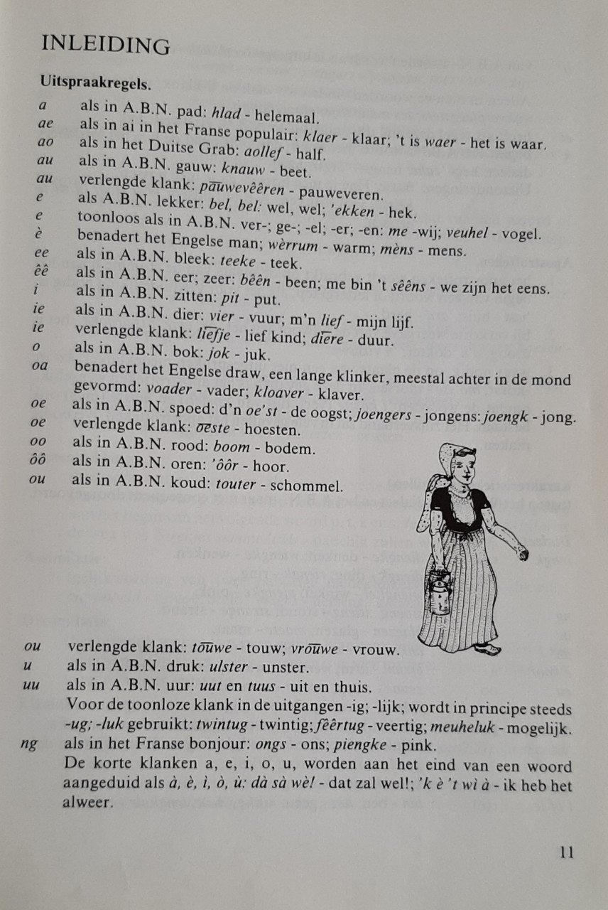 Dialect op Walcheren, door E.J. van den Broecke-de Man en A. Francke.
