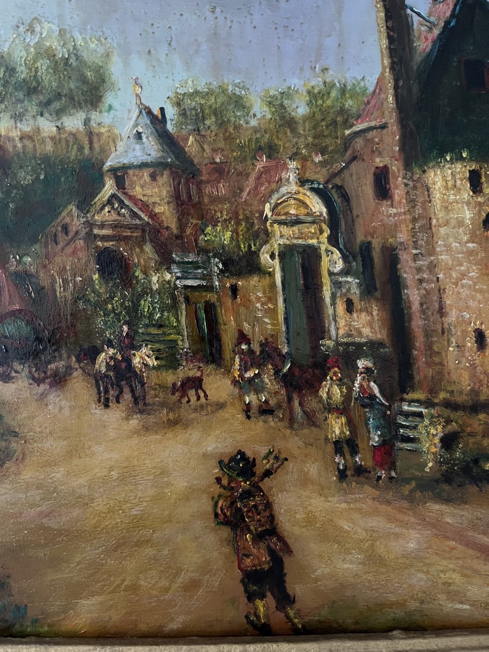 Schilderij Veerse poort kerk