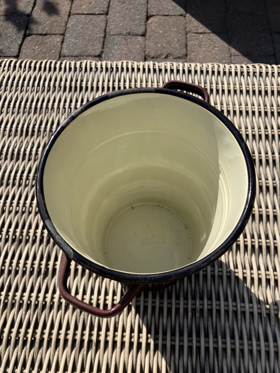 Emaille vaas / kan €9,50