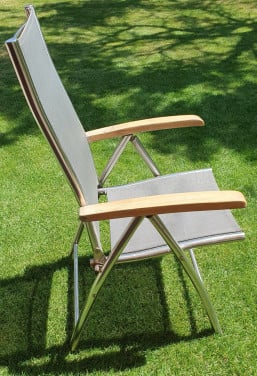 4 tuinstoelen rvs