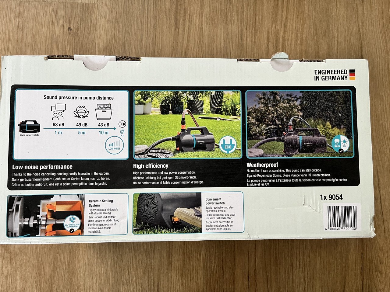 Gardena tuinpomp 4200 Silent incl. aanzuiggarnituur