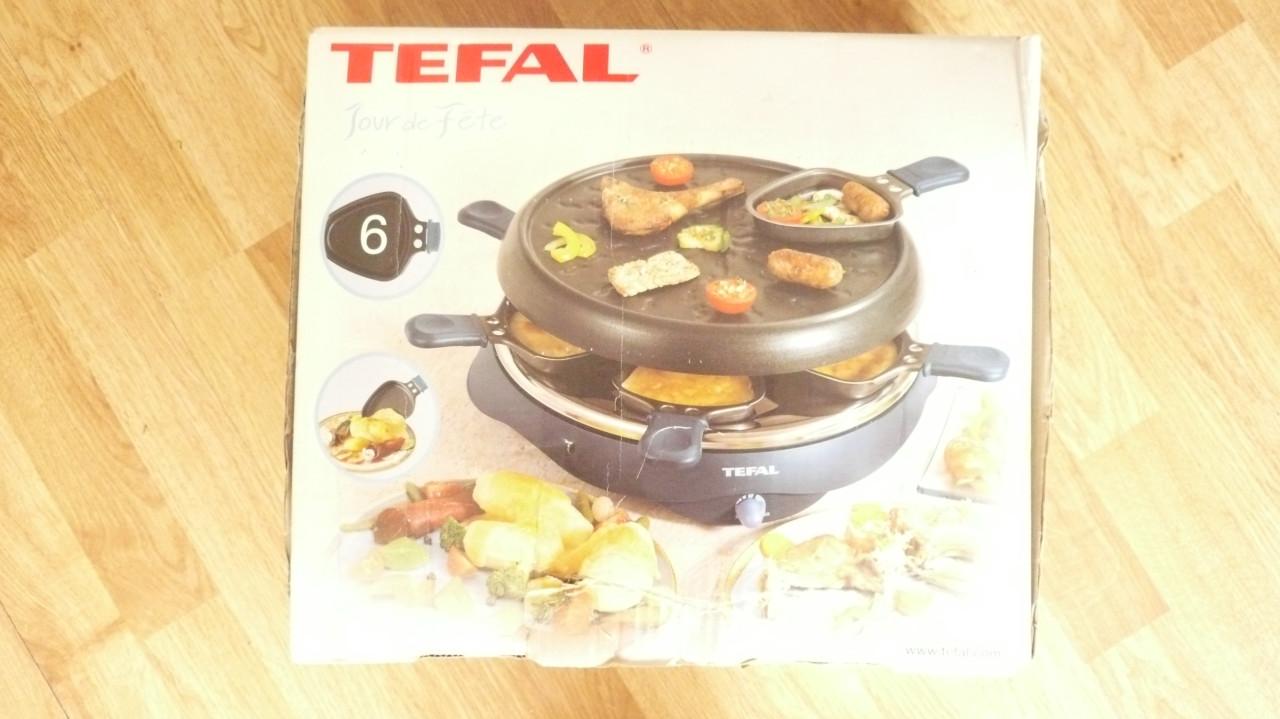 Tefal gourmet stel + grilplaat.