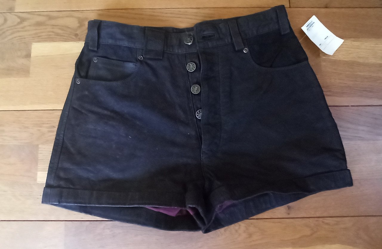 Dames Wild Cats leder short - maat 38 - Nieuw