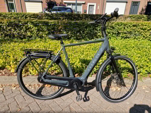 Keurig nette Gazelle Chamonix elektrische heren fiets met Shimano motor