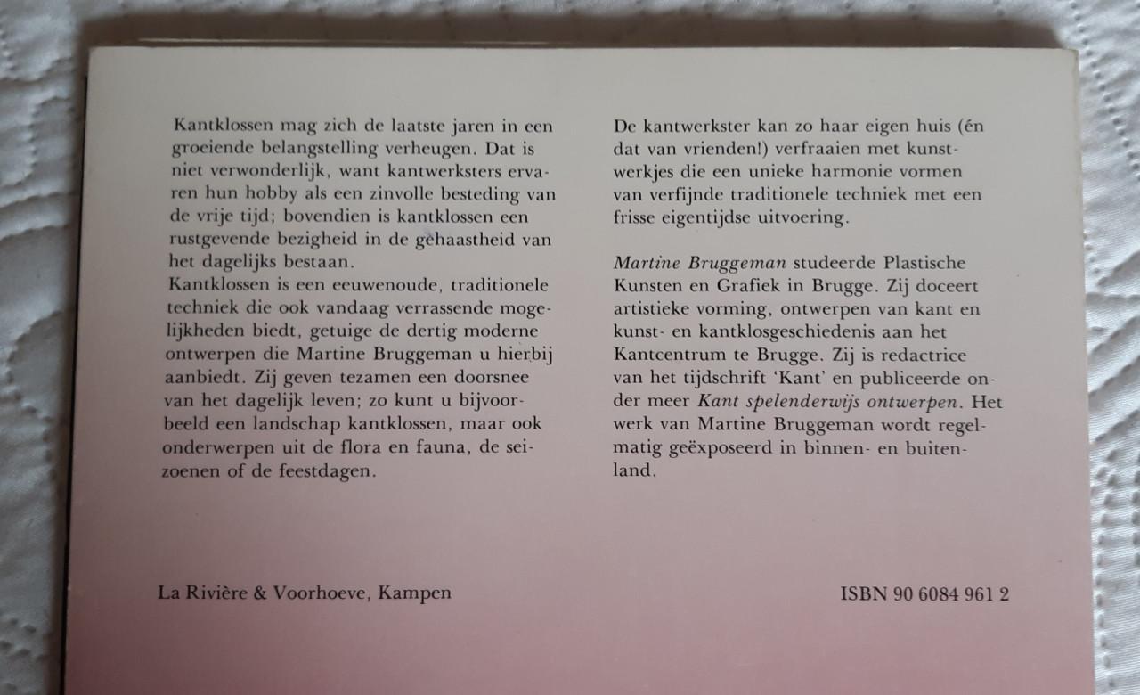 Creatieve kantklosontwerpen  van Martine Bruggeman