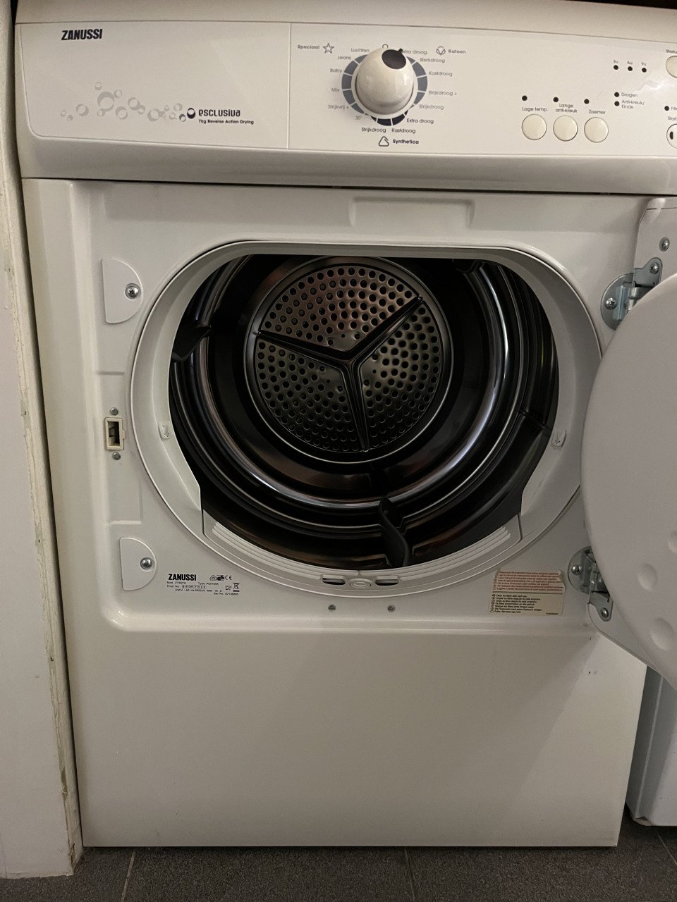 Afvoer droger Zanussi