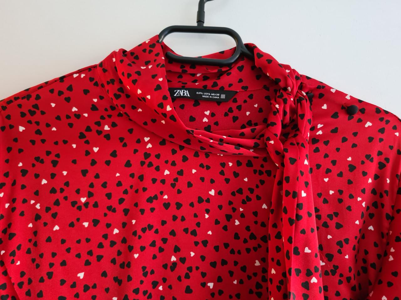 Nieuw! Rode blouse van Zara Maat M