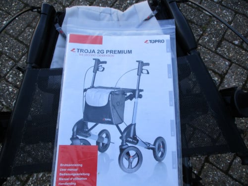 Zgan Topro Troja 2G opvouwbare lichtgewicht rollator met Softwielen