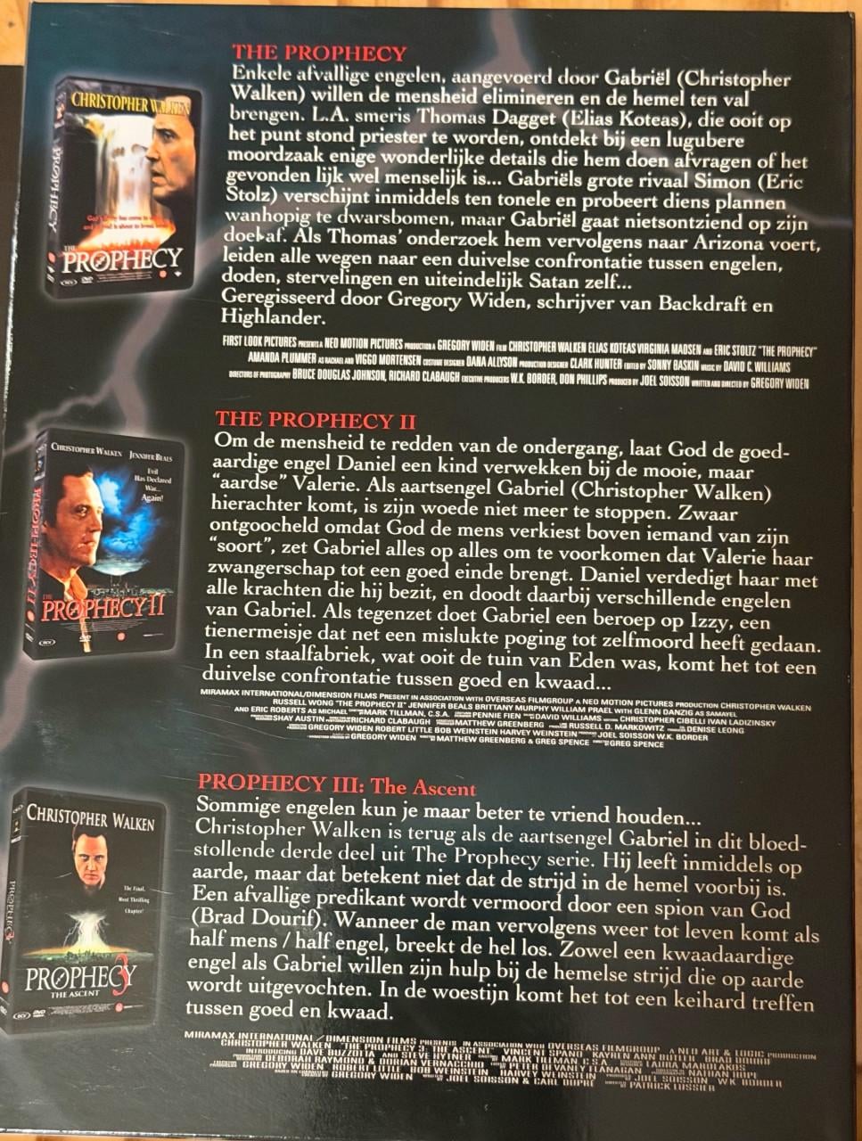 Complete dvd box 1-5 Prophecy