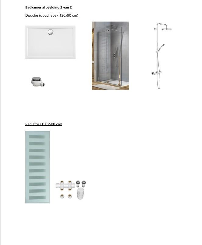 Sanitair | Badkamer + Toilet ---> T.E.A.B.