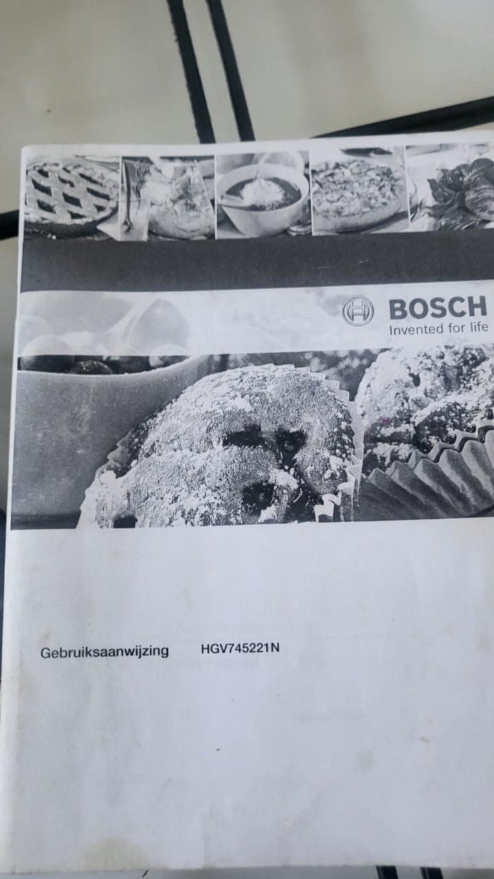 Goed werkende bosch gasfornuis