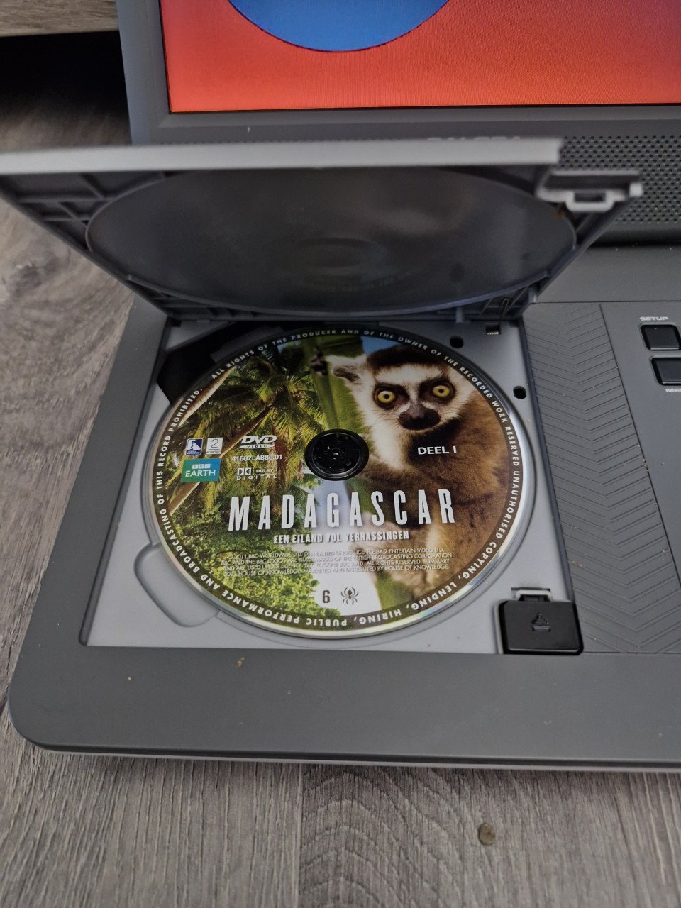 Draagbare dvd speler