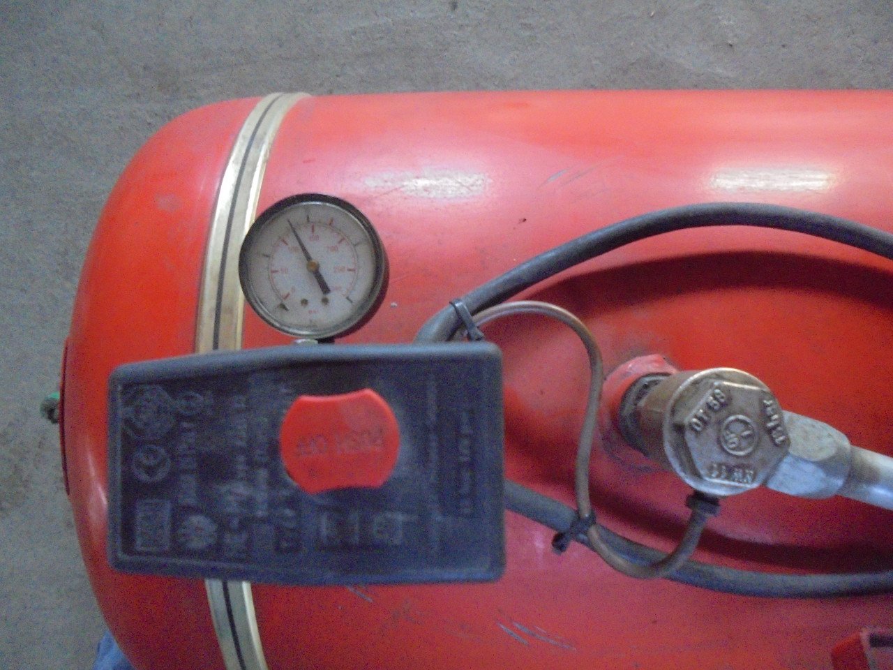 Grote Compressor met 500Ltr tank
