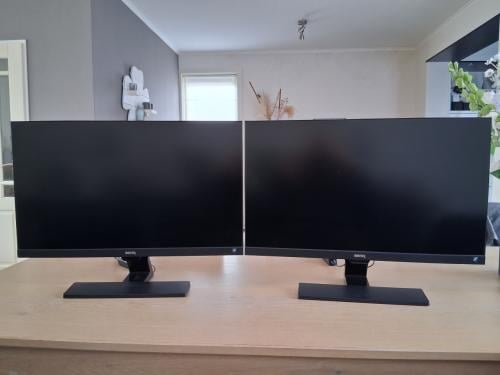 Benq EW2775ZH monitoren, 2 stuks