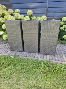 3 plantenbakken