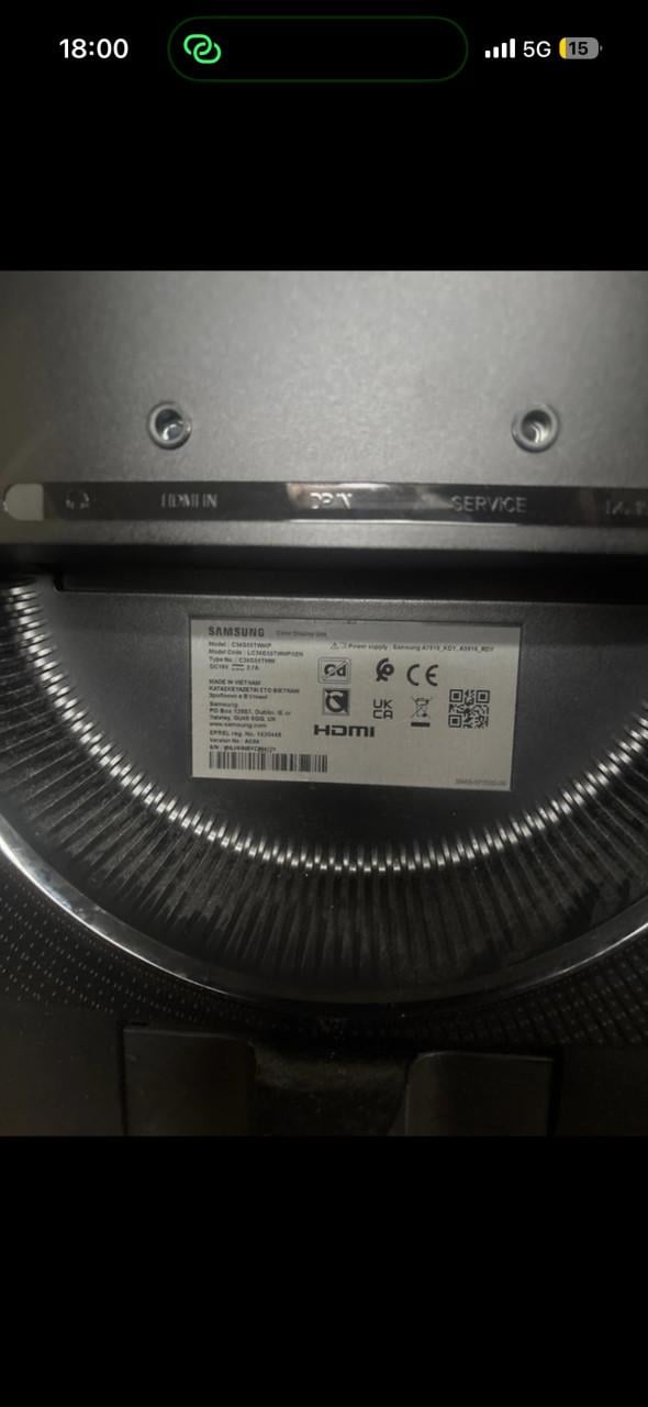 Samsung Odyssey G5 ultrawide curved monitor