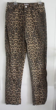 Panter print broek maat L